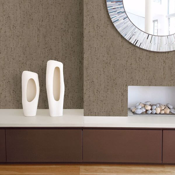 Malawi Brown Leather Texture Wallpaper