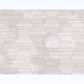 Jabari Light Grey Geometric Faux Grasscloth Wallpaper
