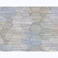 Jabari Light Blue Geometric Faux Grasscloth Wallpaper