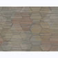 Jabari Brown Geometric Faux Grasscloth Wallpaper