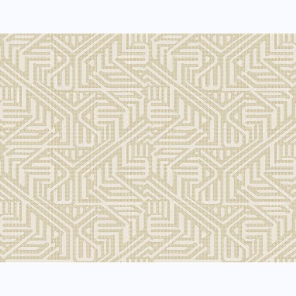 Nambiti Cream Geometric Wallpaper