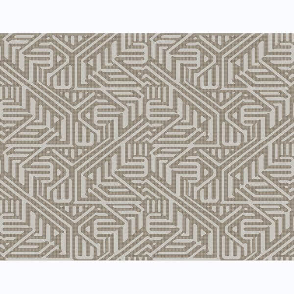 Nambiti Brown Geometric Wallpaper