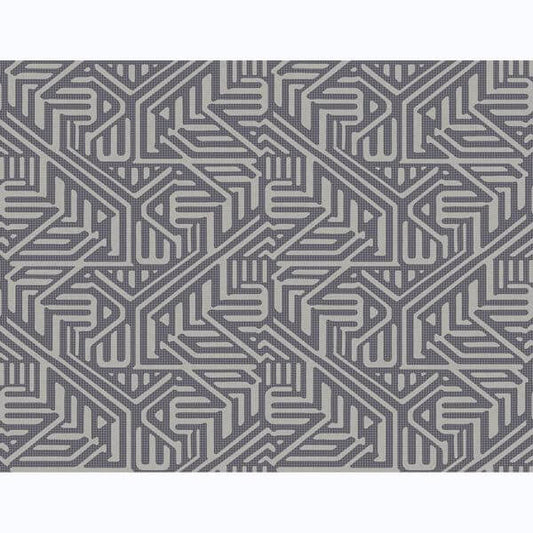 Nambiti Charcoal Geometric Wallpaper