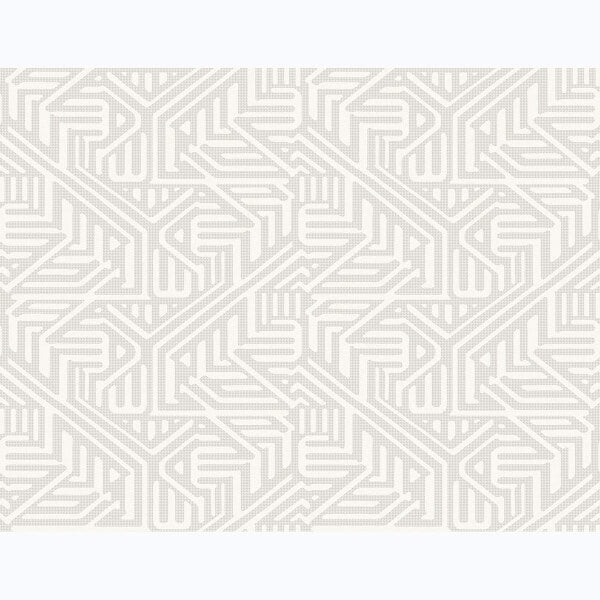Nambiti Light Grey Geometric Wallpaper
