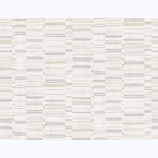 Fresnaye Neutral Linen Stripe Wallpaper