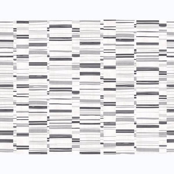 Fresnaye Black Linen Stripe Wallpaper