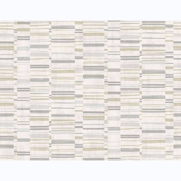 Fresnaye Grey Linen Stripe Wallpaper