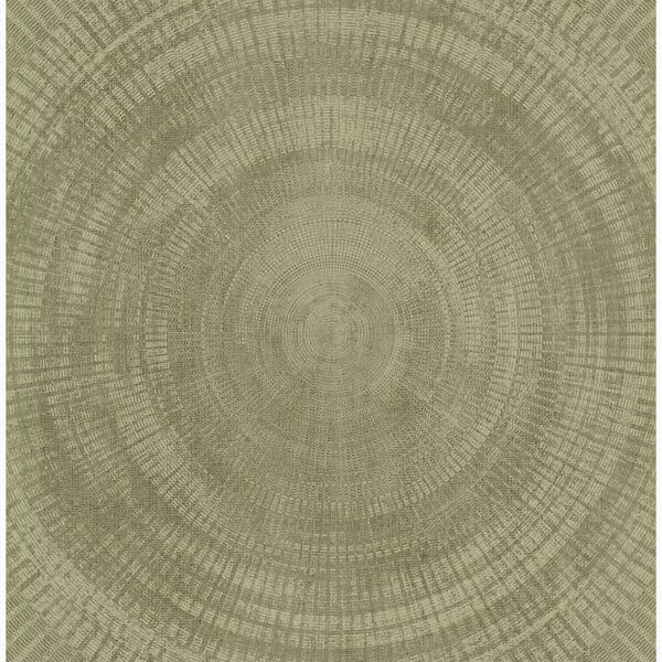 Lalit Olive Medallion Wallpaper