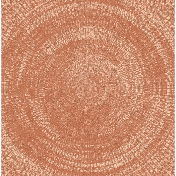 Lalit Burnt Sienna Medallion Wallpaper
