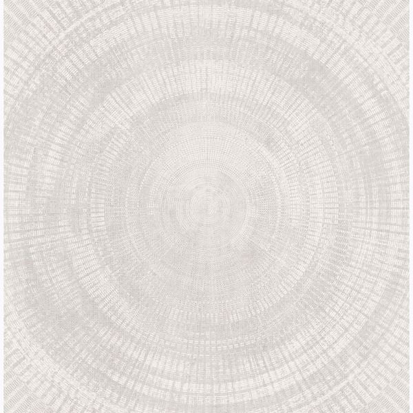 Lalit Off White Medallion Wallpaper