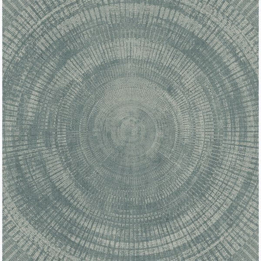 Lalit Teal Medallion Wallpaper