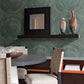 Lalit Teal Medallion Wallpaper
