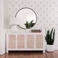 Granada Silver Geometric Wallpaper