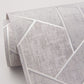 Granada Light Grey Grey Geometric Wallpaper