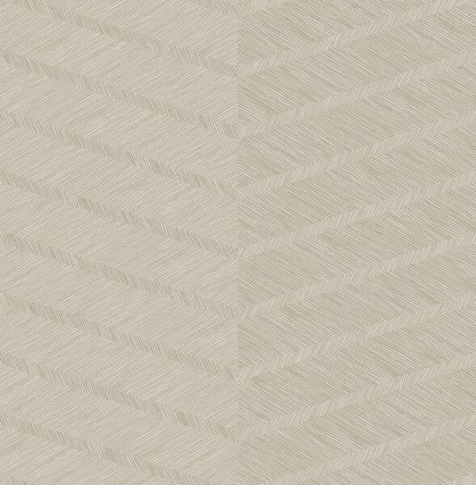 Aspen Champagne Chevron Wallpaper