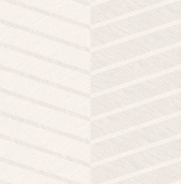 Aspen White Chevron Wallpaper