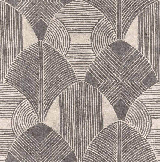 Westport Charcoal Geometric Wallpaper