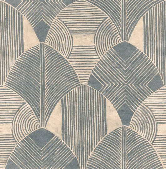 Westport Teal Geometric Wallpaper