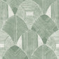 Westport Green Geometric Wallpaper