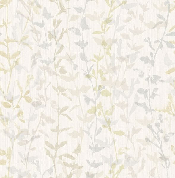 Thea Light Grey Floral Trail Wallpaper