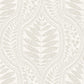 Juno Beige Ogee Wallpaper