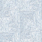 Merritt Indigo Geometric Wallpaper