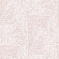 Merritt Red Geometric Wallpaper