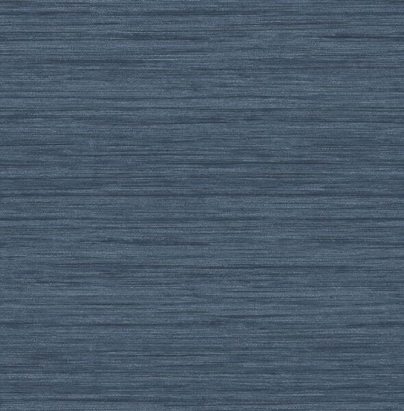 Barnaby Indigo Faux Grasscloth Wallpaper