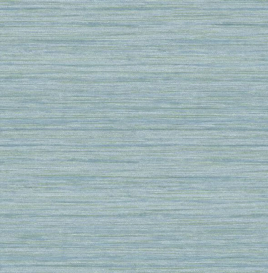 Barnaby Light Blue Faux Grasscloth Wallpaper