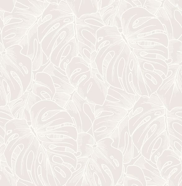 Balboa White Botanical Wallpaper