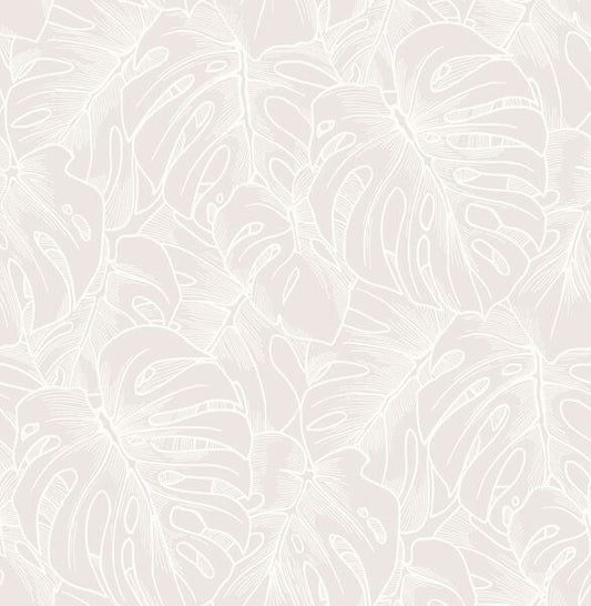 Balboa White Botanical Wallpaper