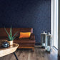 Balboa Indigo Botanical Wallpaper
