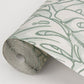 Balboa Olive Botanical Wallpaper