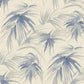 Darlana Blue Grasscloth Wallpaper