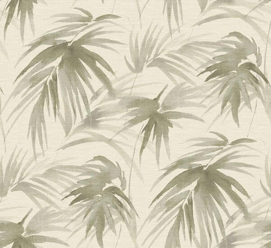 Darlana Sage Grasscloth Wallpaper