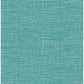 Exhale Turquoise Woven Texture Wallpaper