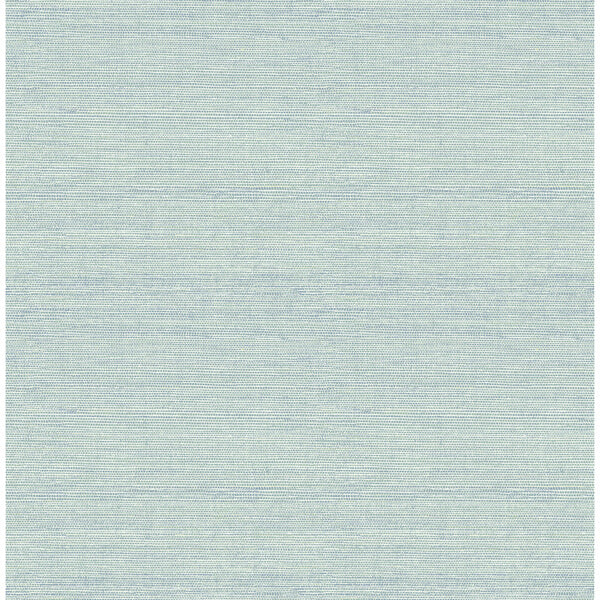 Agave Aqua Imitation Grasscloth Wallpaper