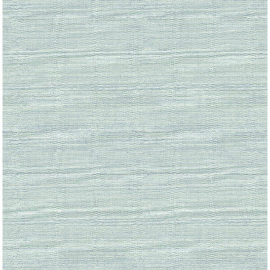 Agave Aqua Imitation Grasscloth Wallpaper