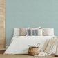 Agave Aqua Imitation Grasscloth Wallpaper