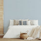 Agave Blue Imitation Grasscloth Wallpaper