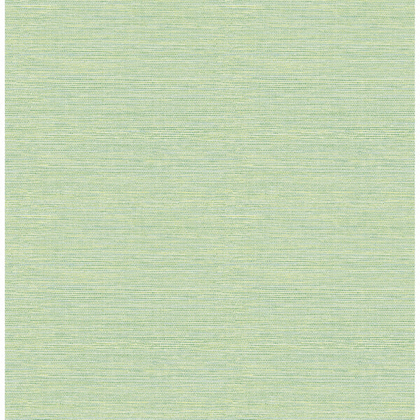 Agave Green Imitation Grasscloth Wallpaper