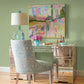 Agave Green Imitation Grasscloth Wallpaper