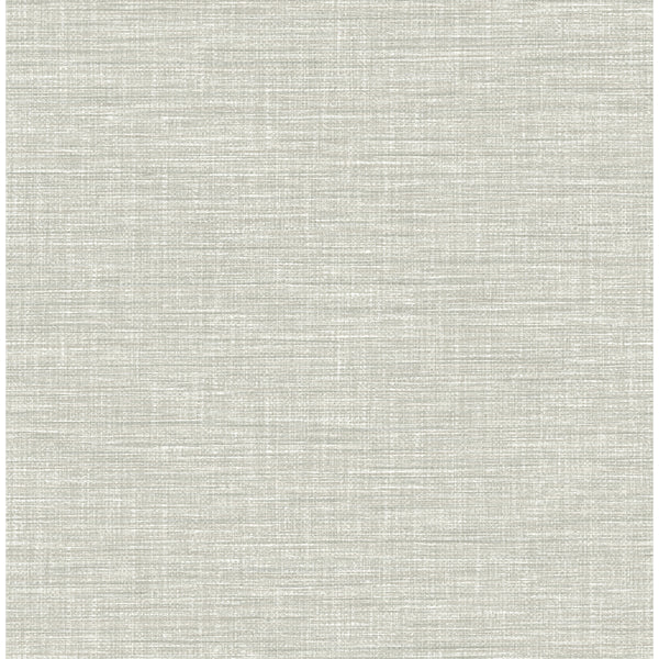 Exhale Grey Woven Texture Wallpaper