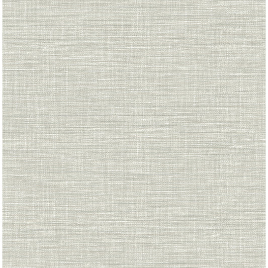 Exhale Grey Woven Texture Wallpaper