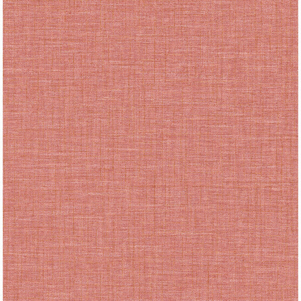 Jocelyn Red Faux Fabric Wallpaper