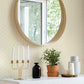 Lisbeth Yellow Geometric Lattice Wallpaper