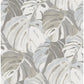 Samara Stone Monstera Leaf Wallpaper