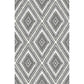 Zaya Black Tribal Diamonds Wallpaper