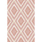 Zaya Orange Tribal Diamonds Wallpaper