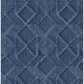 Moki Blue Lattice Geometric Wallpaper